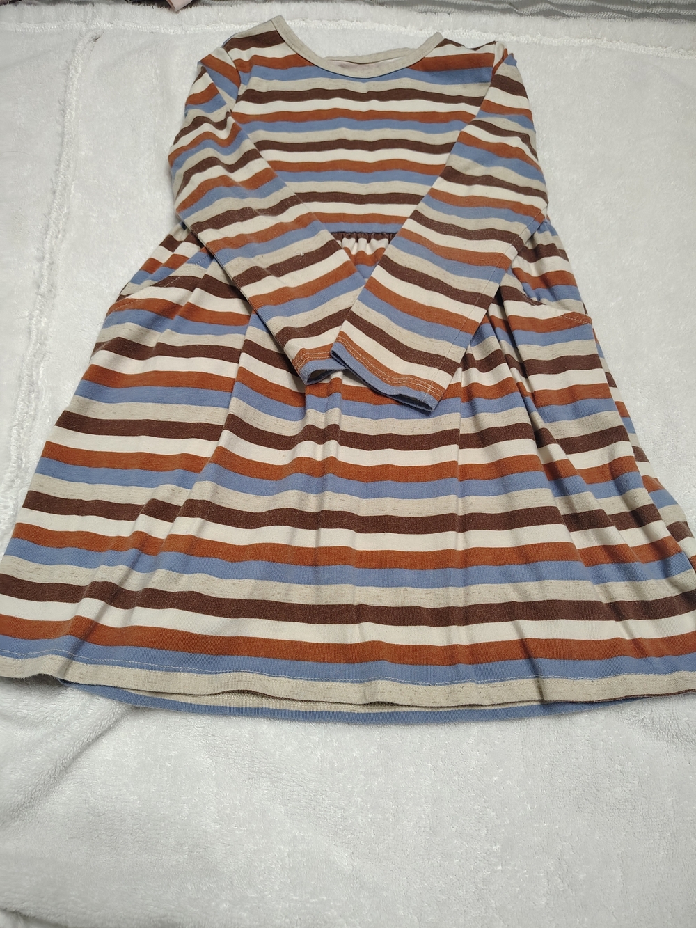 Garanimals Striped Long Sleeve Dress - Shein 2 Piece Outfit